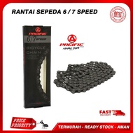 Rante Pacific 6 7 Speed / Rantai Sepeda 6 7 Speed PACIFIC untuk Sepeda