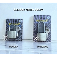 30mm Nickel Padlock 30mm Long Short Fence Padlock/