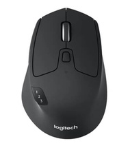 Logitech เมาส์บลูทูธไร้สาย M720 ยูเนี่ยนสองโหมดอุปกรณ์สำนักงานมีประสิทธิภาพรู้สึกสะดวกสบายโน้ตบุ๊ค