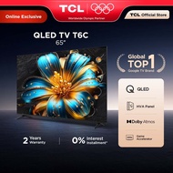 TCL T6C Series 55/65/75 Inch QLED 4K Google TV with 120Hz Game Accelerator Dolby Vision Atmos 55T6C 