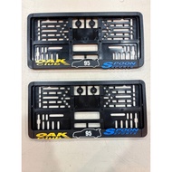 Spoon x Oak Club Final Edition License Plate Frame Front-Back
