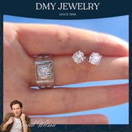 DMY Jewelry Silver 925 Original/Cincin Lelaki Islam/Cross Diamond Ring For Men/Cincin Lelaki Style/C