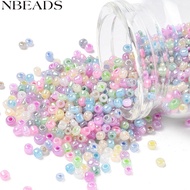 1pound 8/0 Glass Seed Beads Round Hole Rocailles Mixed color about 3mm in diameter hole: 0.8mm about