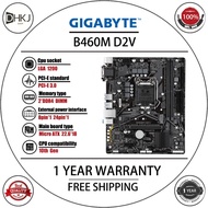 Used Gigabyte B460M D2V MATX Motherboard DDR4 LGA 1200 Supports 10th Intel Processor Tested and Work