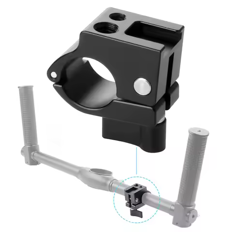 25mm 22mm Rod Clamp Monitor Mount Bracket Light Holder Cold Shoe Adapter for Ronin M Zhiyun Crane2 P