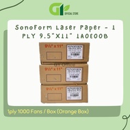 [GY Office] SonoForm Laser Paper - 1 PLY 9.5"X11" 1A0E00B