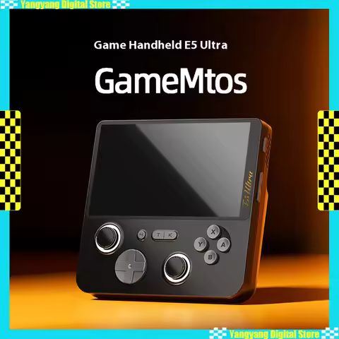 GAMEMT E5 Ultra Game Console 5000mAh Hall-Effect Joystick 5" 1280*720 Touch Screen 60Hz IPS Portable