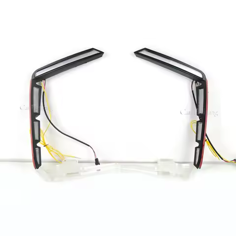 Car LED DRL Daytime Running Lights For Hyundai Elantra 2023 2024 with Dynamic turn signal Daylight F