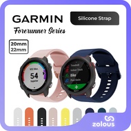 Garmin Forerunner 55/165/245/645/745/935/945/955/965/970/570 20mm 22mm Watch Strap Soft Silicone Ban