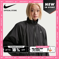 Nike Womens Sportswear Oversized UV Track Jacket - Black [IO1474-010]