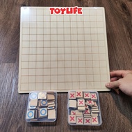 Bộ cờ caro bằng gỗ thông minh size lớn 30 cm cho bé cờ ca rô gỗ đồ chơi cờ xo trẻ em cờ caro mini TO