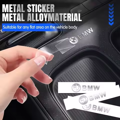 3D Metal Stereoscopic Car Body Sticke Door Rearview Stickers For BMW X1 X3 X5 X6 1 2 3 5 7 Series F1