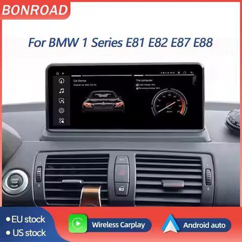 Wireless Carplay Android Auto Car Radio Multimedia Player For BMW 1Series E81 E82 E87 E88 Head Unit 