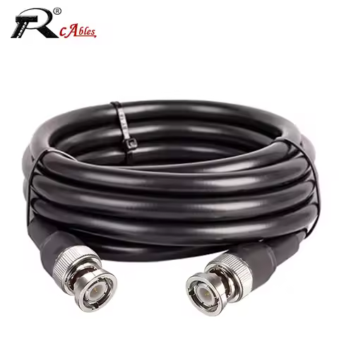 LMR400 Cable 50Ohm 50-7 BNC Male to BNC Male Plug Adapter 50-7 Pigtail Jumper Ham Radio Antenna Exte
