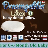 Dreampebble Baby Donut Pillow - Donut Design for Head Shaping - 100% Natural Latex
