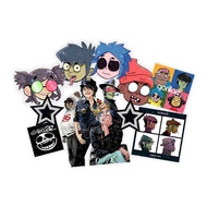 Gorillaz 2D Album Cover Sticker - Official Style Rock Band Vinyl Decal for Laptop & Water Bottle