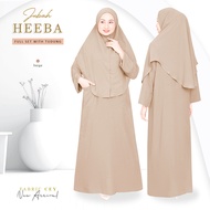 Heebah Premium One set Hijab Jubah Suit Muslimah ironless by Vogue Muslimah (Ready Stock)