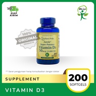 Puritans Vitamin D3 50mcg (2000IU)- 100/2000 caps