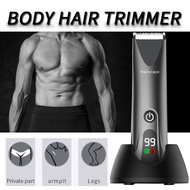 Hairscape Electric Body Hair Trimmer Groin Trimmer Balls Trimmer LCD Shaver body trimmer bikini trimmer Waterproof Power Display