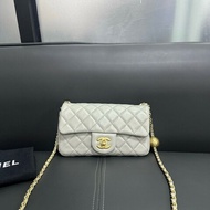 Chanel 金球cf mini灰色