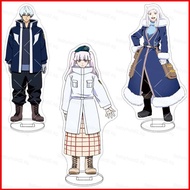 BH2 Snowball Earth Standing Plates Acrylic Plate Holder Standing Sign Anime Desktop Ornament Decorat