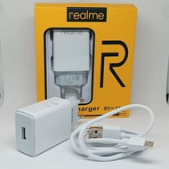 Charger hp Realme C2/Realme 3 Transparent Charger Original