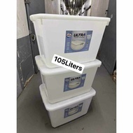 85LITERS & 105LITERS ULTRA WHITE OROCAN STORAGE BOX WITH WHEELS