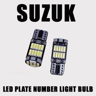 2pcs Suzuki  Alto APV Celerio Ciaz Dzire DZire Ertiga Vitara Jimny S-presso Swift Plate Light Bulb l