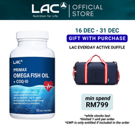 [Expiry Dec 2026] LAC Primax Omega Fish Oil + CoQ-10 (120 enteric coated softgels)