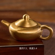 Brass Dragon Phoenix Pot Chinese Style Treasure Collection Hushan Water Pot Crafts Decoration Pure B