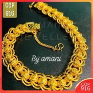 🔥Gelang Tangan Coco Candy COP916 💯persis original 😍 Emas Bangkok &amp; emas Korea Murah