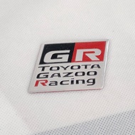 สติกเกอร์อลูมิเนียม โลโก้ GR Sport GR Gazoo 3D สําหรับติดตกแต่งรถยนต์ Toyota