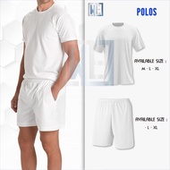 Adult sportswear, white pants and shirt TNI POLICE academy education testPOLOS for men Wanita