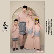 NUDE SALMON/NUDE CHAMPANGE BAJU KURUNG FAMILY SEDONDON RAYA