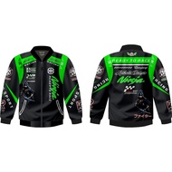 Sunmori Team Kawasaki International Jacket Racing Jacket Men's Motorcycle Jacket Nascar Jacket