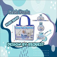 Complete BIRTHDAY PACKAGE BENTO / BENTO BAG / BENTO STIKER / BENTO PACKAGE