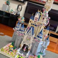 sCard66008Disney Castle Compatible with Lego Disney Castle Adult Assembled Building Blocks
