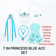 BAJUKIDDIE - 7 IN PRINCESS ACCESSORIES - AKSESORIS TONGKAT MAHKOTA PRINCESS CINDERELLA FROZEN AUROR