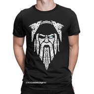 Men's Eye Of Odin Vikings Tops T Shirts Premium Cotton Clothing Funny Harajuku Round Neck Tees Plus 