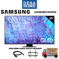 [FREE DELIVERY WITHIN KL] SAMSUNG QA98Q80CAKXXM  98'' QLED 4K SMART TV  Q80C (FREE HDMI CABLE & TV W