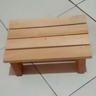 PREMIUM WOODEN SHORT CHAIR STOOL, SQUAT STOOL, SUPER STRONG WOODEN STOOL