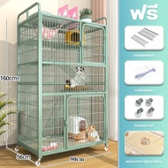 【พร้อมส่งจากไทย】กรงแมว กรงสัตว์เลี้ยง คอนโดแมว กรงแมวคอนโด2ชั้น กรงสัตว์เลี้ยง กรงกระต่าย กรงหมา พับ