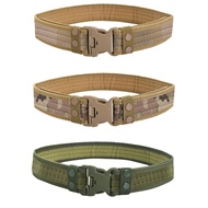 [Tactical Belt] Men's Belt 5.0 Wide Army Fan Tactical Student Outdoor Military Training Outer Plastic Buckle Canvas