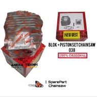 Various Engineering - Piston Block Senso Sinso Ms-038 New West Chainsaw SetRing