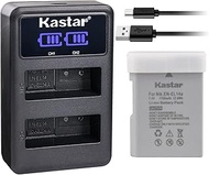 Kastar Battery 1 Pack and LED Dual Charger for Nikon EN-EL14a EN-EL14 MH-24, Nikon Coolpix P7000 Coo