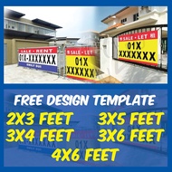 Banner Printing, Property Banner, House For Sale or Rent / Shop For Sale or Rent/ Room For Rent...ET