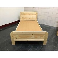 香榭二手家具*全新精品 松木實木3.5尺單人床架-床組-單人加大床-床底-床箱-排骨床架-二手家具-二手貨-寢具-實木床