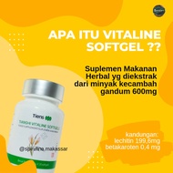 vitaline softgels tiens pemutih seluruh tubuh