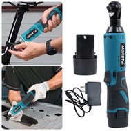 3/8 inch 2000rpm ประแจวงล้อไฟฟ้าไร้สาย พร้อมน็อตแบตเตอรี่ 200N.M ประแจวงล้อไฟฟ้าไร้สาย พร้อมไฟ LED