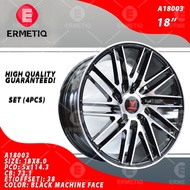 4 PCS / ERMETIQ MAGS / WHEELS / RIM 18"    A18003  SIZE: 18X8.0  PCD: 5x114.3  CB: 73.1  ET(OFFSET):